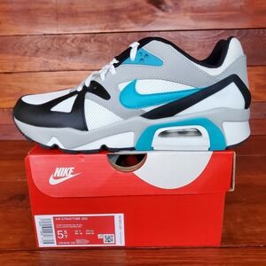 Nike Air Structure GS Kids 5.5Y White Neo Teal Black Running Sneakers CW1646-100